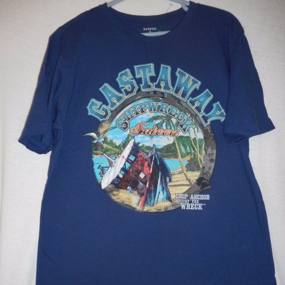 George Other - Castaway Shipwreck Saloon T-Shirt Size M (38 / 40)